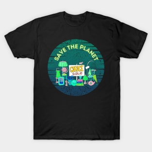 save the planet, shop garage sales T-Shirt